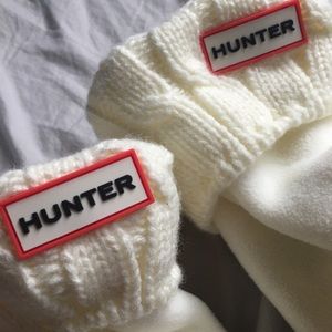 Hunter boots fleece socks